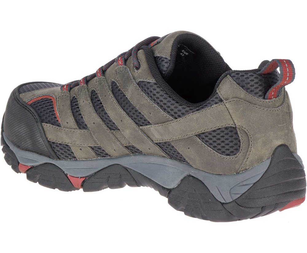 Buty Sportowe Merrell Męskie Brązowe - Moab Vertex Vent Comp Toe - 956413-TEH